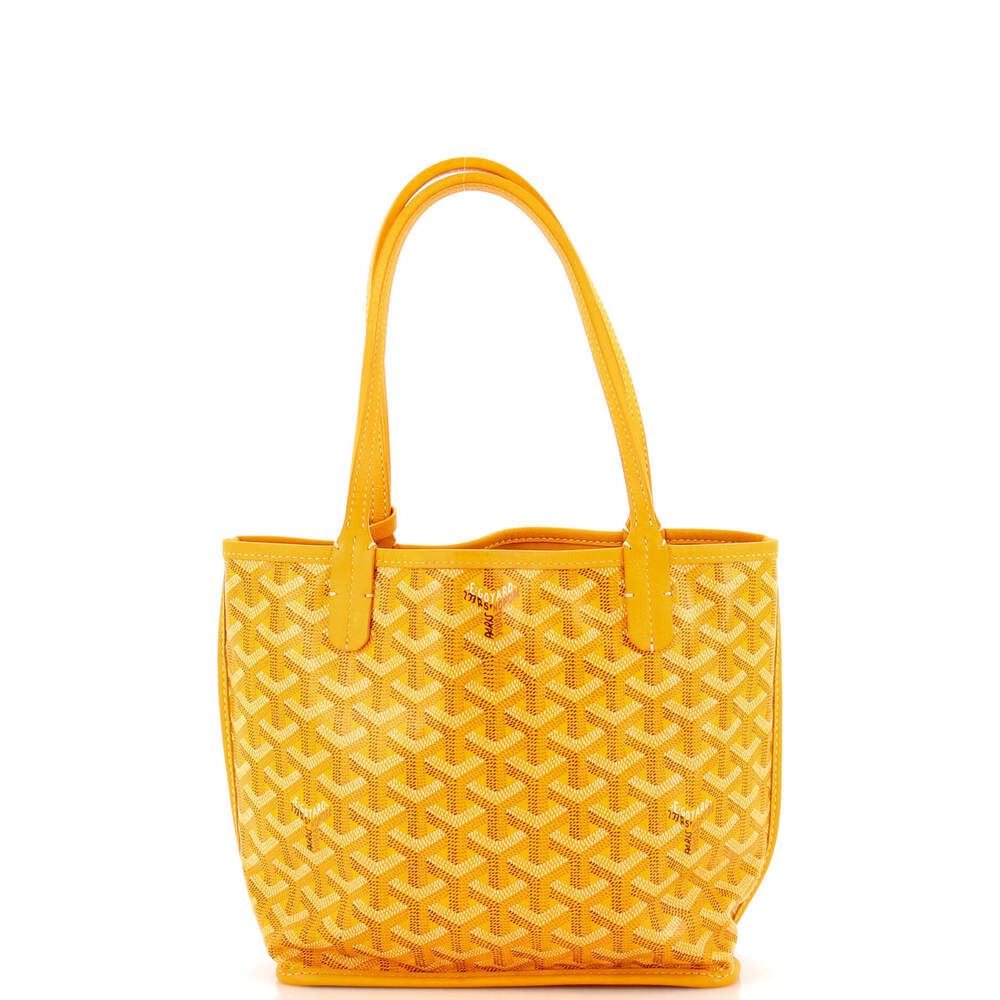 Goyard Mini Anjou Reversible Tote Coated Canvas
